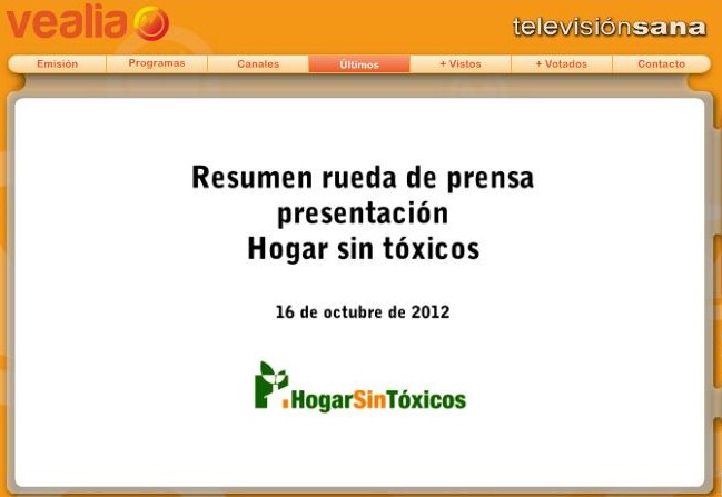 Video de resumen rueda prensa en Vealia TV